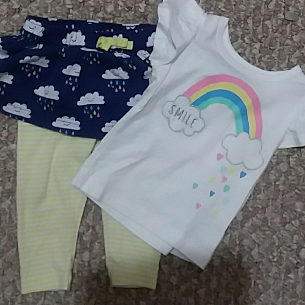 Carter's 2 piece girls outfit